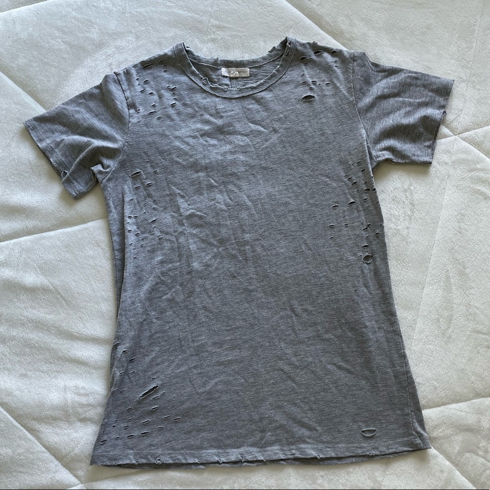 La Hearts distressed t-shirt